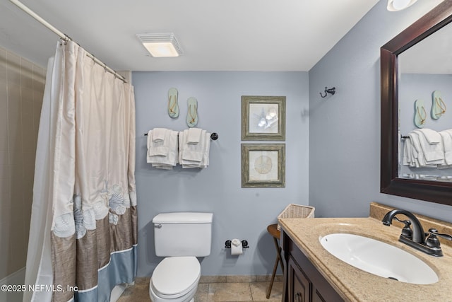 890 A1A Beach Blvd Unit 39, Saint Augustine, FL 32080 - full bathroom with vanity and shower / bath combo with shower curtain