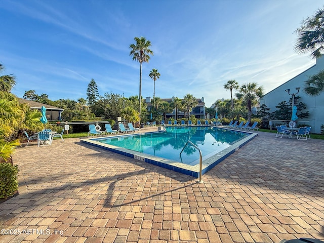890 A1A Beach Blvd Unit 39, Saint Augustine, FL 32080 - community pool with a patio