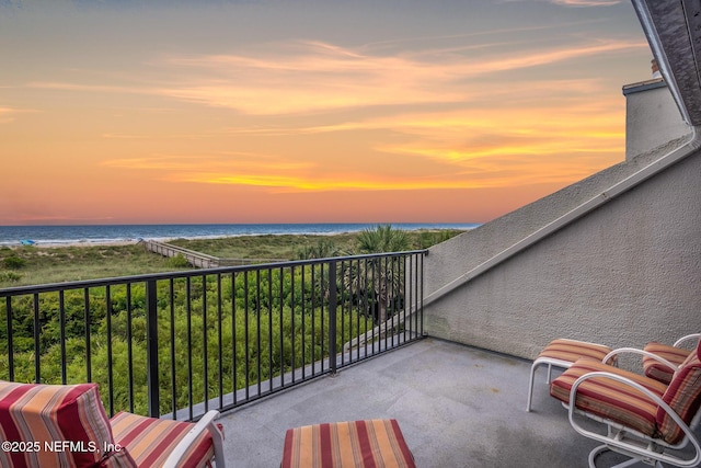 890 A1A Beach Blvd Unit 39, Saint Augustine, FL 32080 - balcony featuring view of water and beach