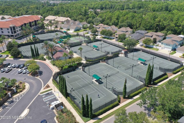 105 Calle Norte, Saint Augustine, FL 32095 - aerial view of property and surrounding area featuring a forest and nearby suburban area