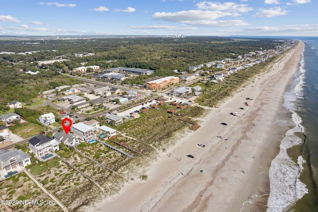 2122 S Fletcher Ave, Fernandina Beach, FL 32034 - birds eye view of property featuring a water view and a view of the beach