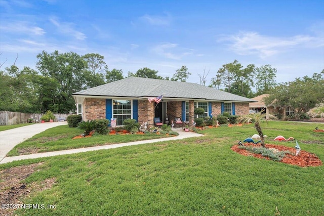 2632 Loopridge Dr, Orange Park, FL 32065 - single story home featuring brick siding, driveway, and a porch