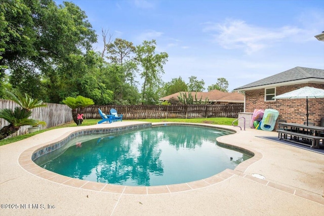 2632 Loopridge Dr, Orange Park, FL 32065 - view of pool featuring a patio and a fenced backyard