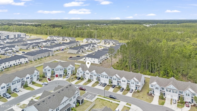 10350 Alder Creek Ln, Jacksonville, FL 32222 - aerial view of residential area with a heavily wooded area