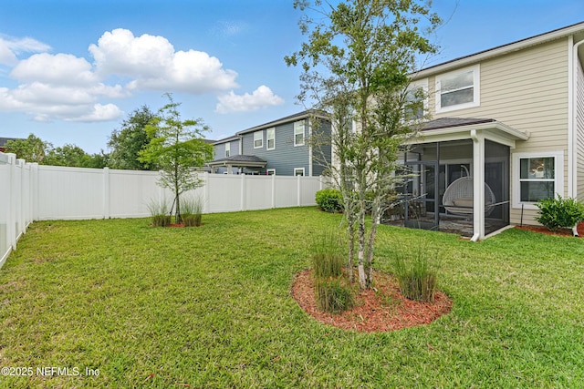 437 Narrowleaf Dr, Saint Johns, FL 32259 - view of yard with a sunroom