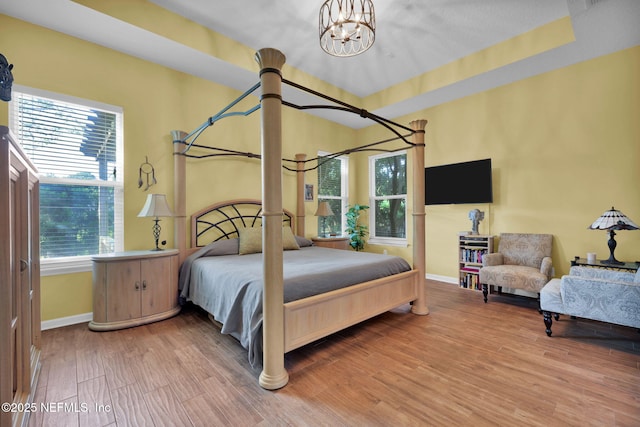 809 Ifield Rd, Saint Augustine, FL 32095 - bedroom with baseboards and light wood-style floors