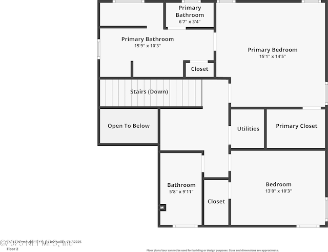 13111 Hammock Cir S, Jacksonville, FL 32225 - room layout