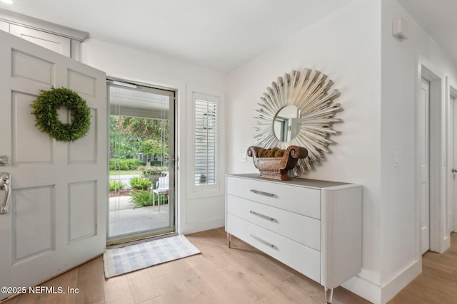 90 Players Club Villas Rd, Ponte Vedra Beach, FL 32082 - entrance foyer with light wood-type flooring and baseboards