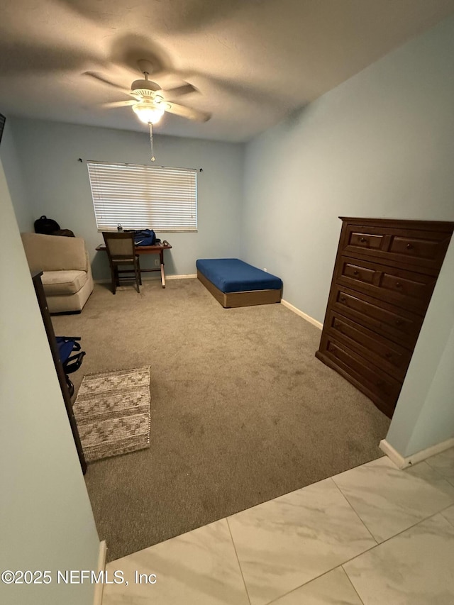 9252 San Jose Blvd Unit 3802, Jacksonville, FL 32257 - carpeted bedroom featuring baseboards and ceiling fan