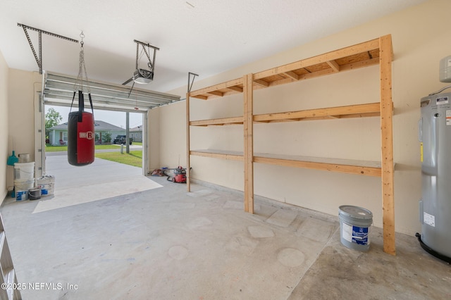 109 N Peachtree St, Hastings, FL 32145 - garage featuring electric water heater and a garage door opener