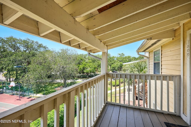 100 Fairway Park Blvd Unit 1809, Ponte Vedra Beach, FL 32082 - wooden deck featuring view of scattered trees