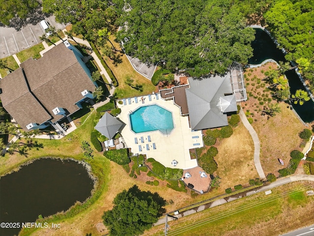 100 Fairway Park Blvd Unit 1809, Ponte Vedra Beach, FL 32082 - aerial view of a pool and a nearby body of water
