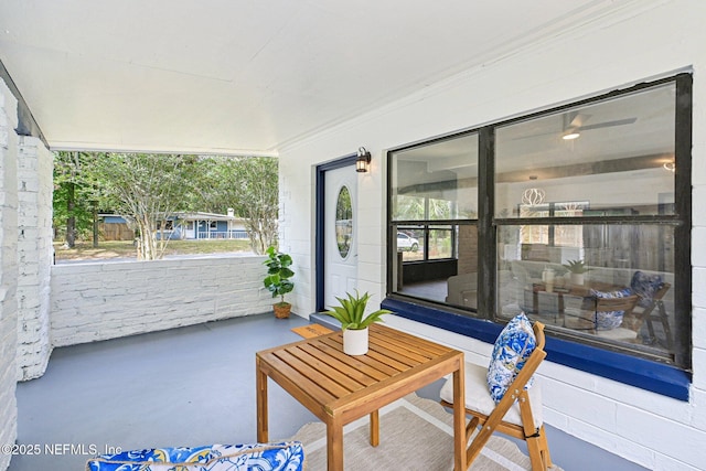 5444 Keystone Dr S, Jacksonville, FL 32207 - view of patio / terrace featuring a porch