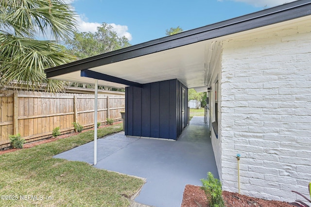 5444 Keystone Dr S, Jacksonville, FL 32207 - view of patio / terrace featuring fence