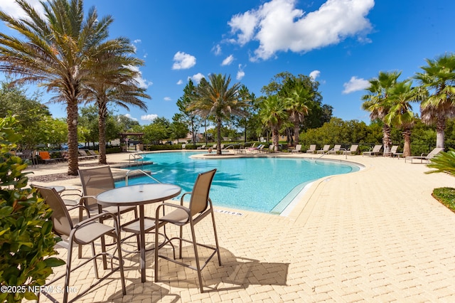 5279 Cattle Crossing Way, Jacksonville, FL 32226 - pool featuring a patio area