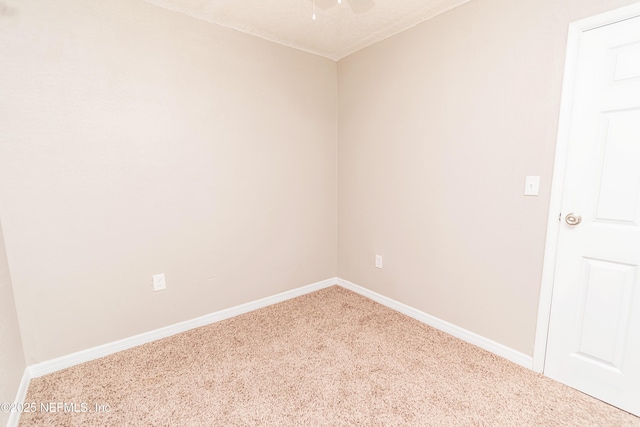 610 S 9th St, Macclenny, FL 32063 - carpeted spare room featuring baseboards and a ceiling fan
