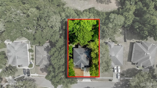 aerial view of residential area