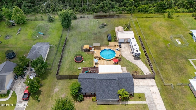 4384 Hickory St, Macclenny, FL 32063 - view of subject property with a pool area