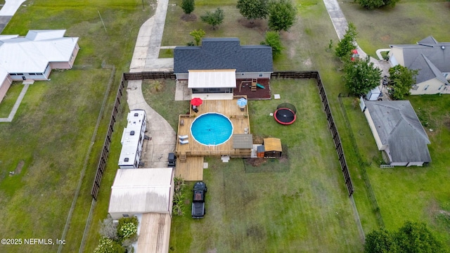 4384 Hickory St, Macclenny, FL 32063 - aerial view of a pool