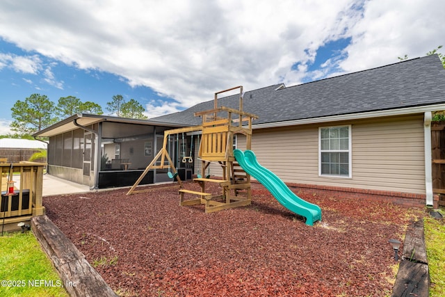 4384 Hickory St, Macclenny, FL 32063 - view of play area featuring a sunroom