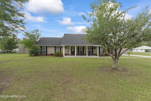 4384 Hickory St, Macclenny, FL 32063 - view of front of house featuring a porch and roof with shingles