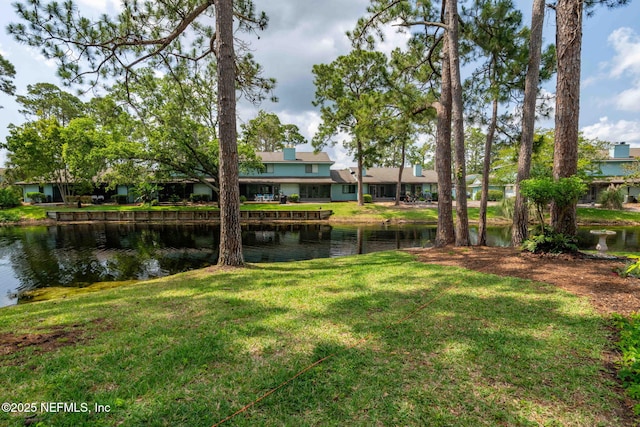 2032 Sea Hawk Cir, Ponte Vedra Beach, FL 32082 - view of green lawn featuring a water view