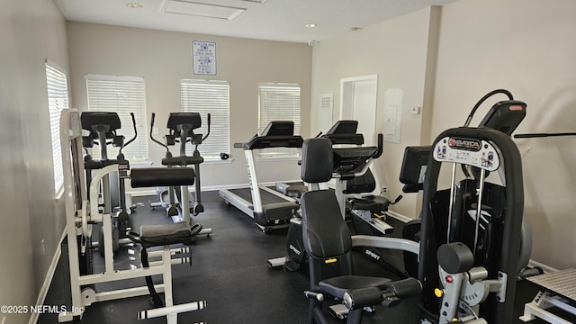 7701 Timberlin Park Blvd Unit 623, Jacksonville, FL 32256 - gym featuring baseboards