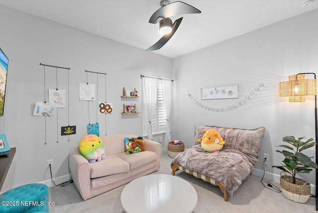 169 Rivercliff Trl, Saint Augustine, FL 32092 - living room featuring carpet flooring and baseboards
