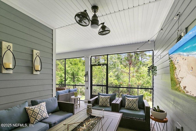 169 Rivercliff Trl, Saint Augustine, FL 32092 - sunroom / solarium featuring outdoor lounge area
