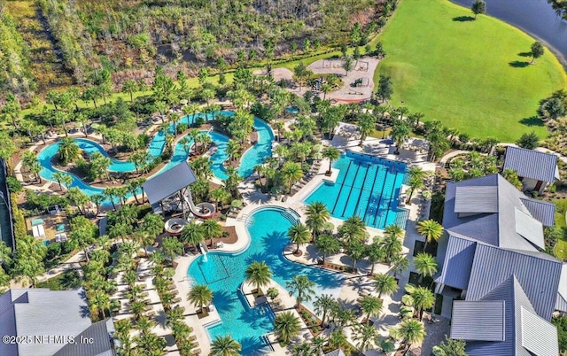 169 Rivercliff Trl, Saint Augustine, FL 32092 - aerial view of a pool