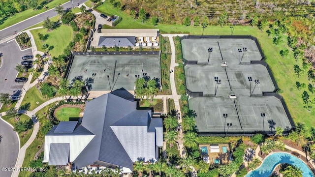 169 Rivercliff Trl, Saint Augustine, FL 32092 - bird's eye view of a pool area