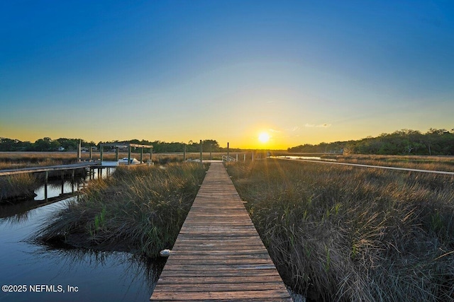 11698 Donato Dr, Jacksonville, FL 32226 - dock area with a water view