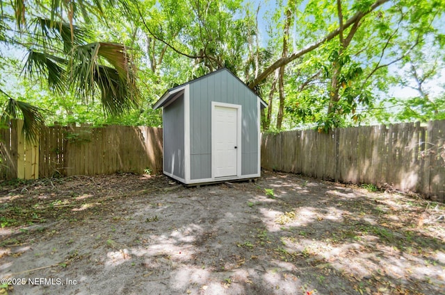 3321 Deason Ave, Jacksonville, FL 32254 - view of shed featuring a fenced backyard