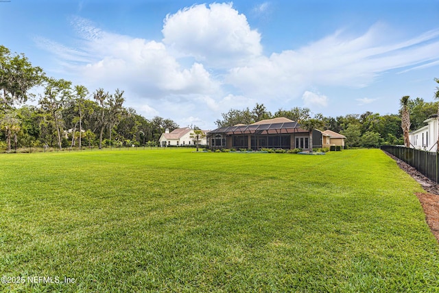 120 Hallowes Cv, Saint Johns, FL 32259 - view of yard featuring a lanai