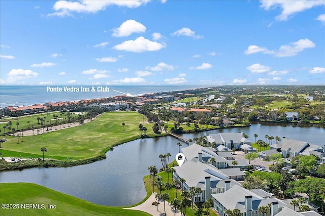 91 San Juan Dr Unit H8, Ponte Vedra Beach, FL 32082 - aerial view of residential area featuring a nearby body of water and a local golf course