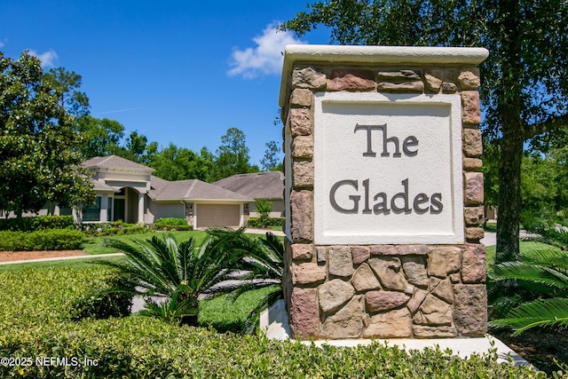 90 Canopy Glades Cir, Ponte Vedra, FL 32081 - community sign with an attached garage