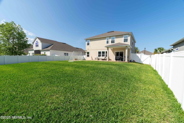 2565 Cold Stream Ln, Green Cove Springs, FL 32043 - rear view of property featuring stucco siding and a patio