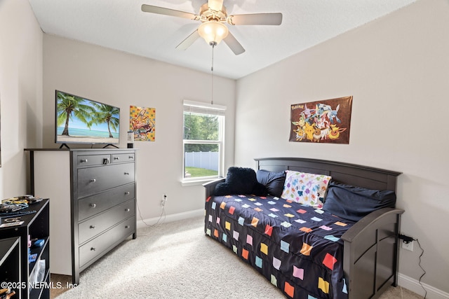 2565 Cold Stream Ln, Green Cove Springs, FL 32043 - carpeted bedroom with baseboards and a ceiling fan