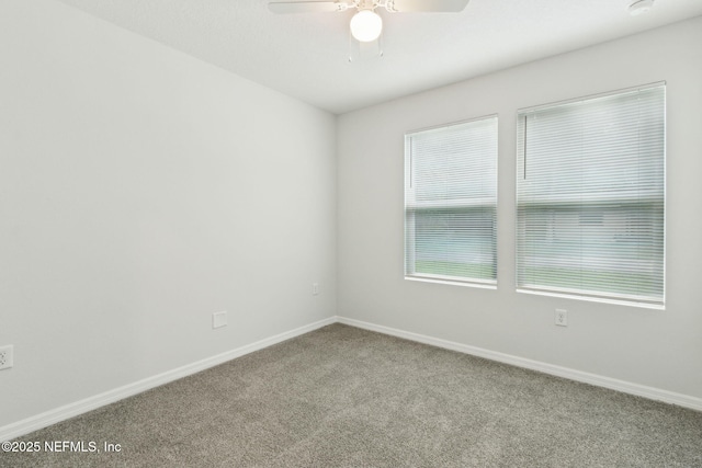 8468 Buttercup St, Jacksonville, FL 32210 - unfurnished room featuring carpet floors, ceiling fan, and baseboards