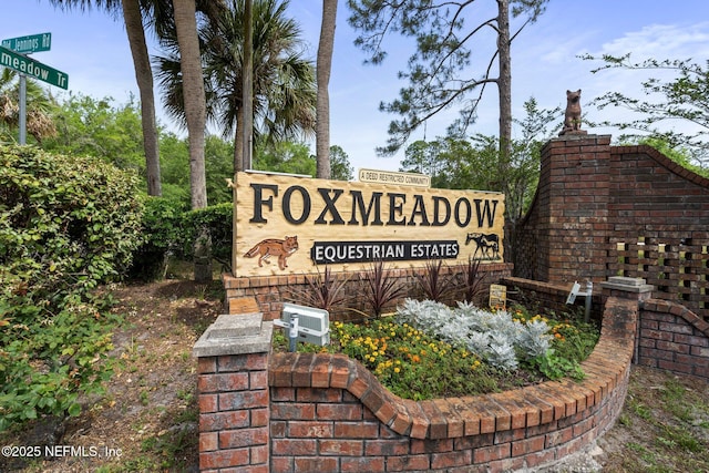 1309 Foxmeadow Trl, Middleburg, FL 32068 - view of community / neighborhood sign
