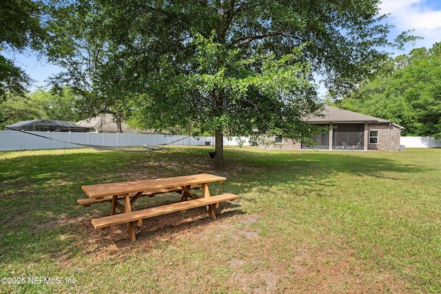 1309 Foxmeadow Trl, Middleburg, FL 32068 - view of yard with a sunroom