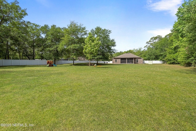 1309 Foxmeadow Trl, Middleburg, FL 32068 - view of yard with a playground