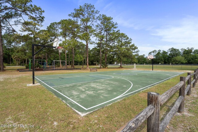 1309 Foxmeadow Trl, Middleburg, FL 32068 - view of sport court with community basketball court