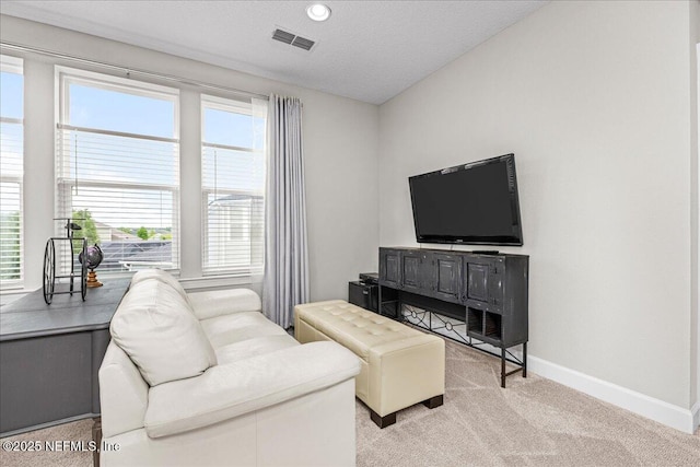 71 Lansing Ct, Saint Augustine, FL 32092 - carpeted living area featuring baseboards, healthy amount of natural light, and recessed lighting