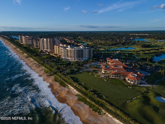 bird's eye view of extended coastline