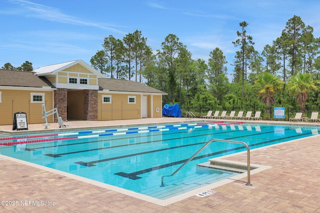 2304 Shady Breeze Ln, Green Cove Springs, FL 32043 - community pool featuring fence and a patio