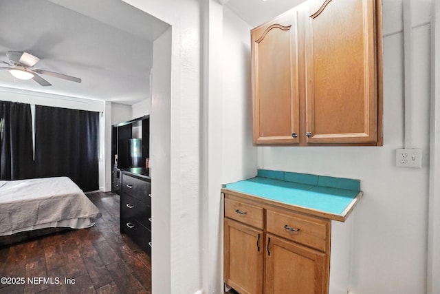 5388 Woodcrest Rd, Jacksonville, FL 32205 - bedroom with dark wood-type flooring
