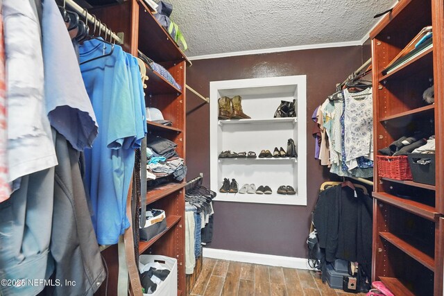 5388 Woodcrest Rd, Jacksonville, FL 32205 - spacious closet with wood finish floors