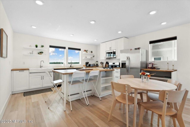2777 S Ponte Vedra Blvd, Ponte Vedra Beach, FL 32082 - dining space featuring light wood-style flooring and recessed lighting