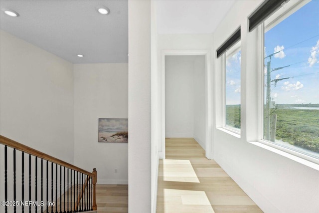 2777 S Ponte Vedra Blvd, Ponte Vedra Beach, FL 32082 - hallway featuring wood finished floors and recessed lighting